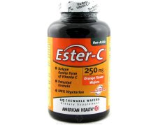 125 Count Ester-C Chewable Wafers 250 mg